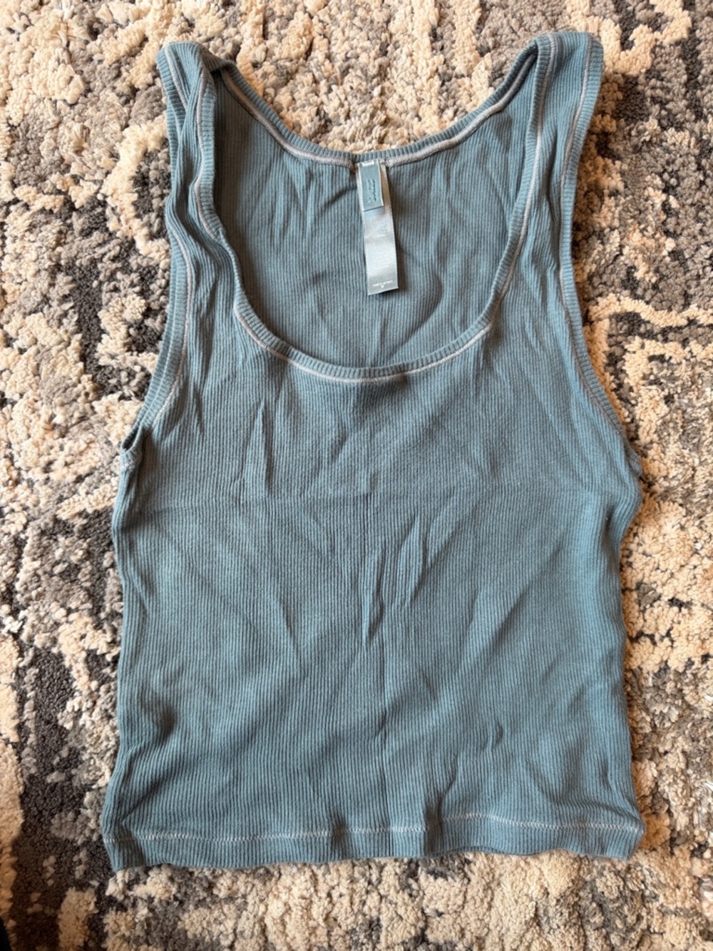 SKIMS Ribbed Lounge Tank
